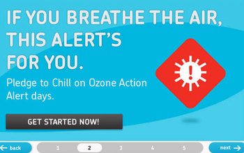 graphic with text If you breathe the air, this alert is for you